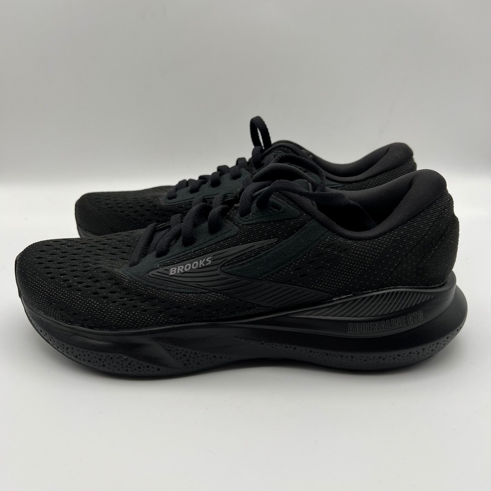Brooks Adrenaline GTS 24‎ Womens 6.5 Wide Black Mesh Support Running Shoes